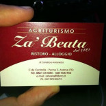 Agriturismo Za' Beata Carta