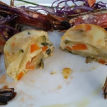 La Signora In Rosso food