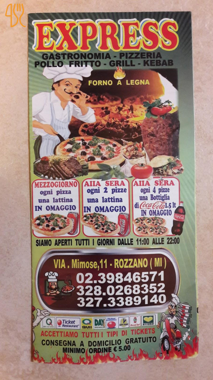 Pizzeria Express Carta