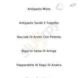 Osteria Arzeri menu