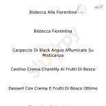 Osteria Martinelli menu