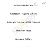 Hostaria La Vela Carte