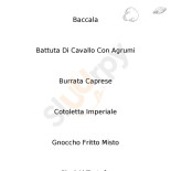 Osteria Santa Chiara Menu