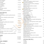 Sushi Sunbar Carta