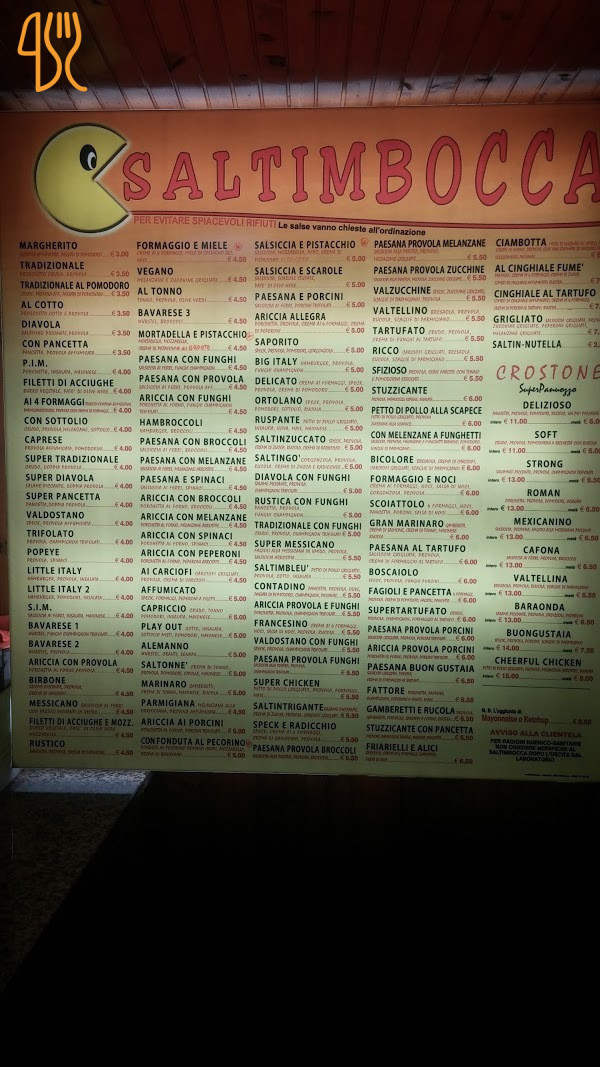 Saltimbocca News Carte