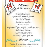 Pizzeria Dai Ribelli menu