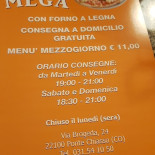 Pizzeria Mega Carte