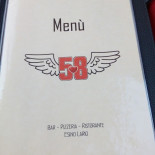 Pizzeria 58 menu
