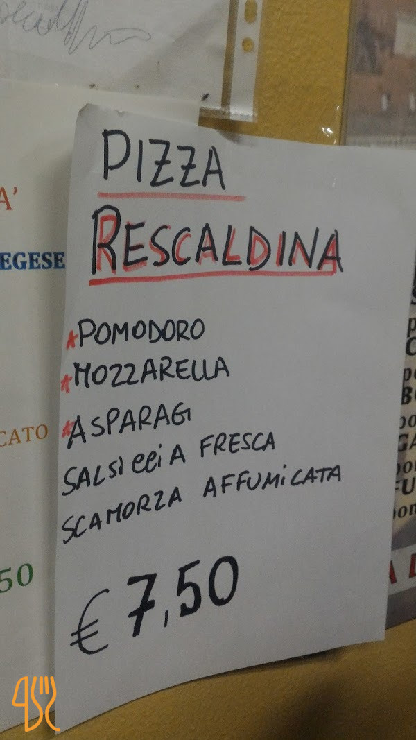 Pizzeria Vesuvio Carte