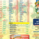 Pizzeria Belvedere menu