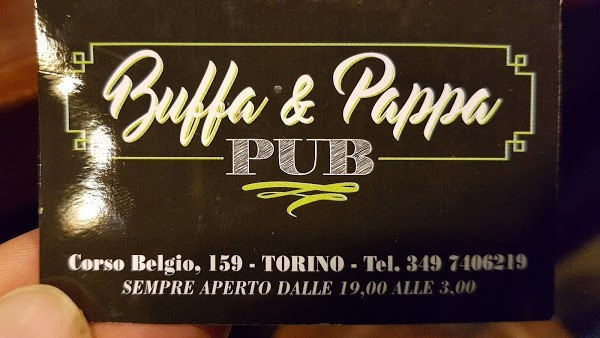 Pub Buffa E Pappa Cardápio