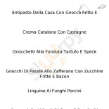 Taverna Due Castagni menu