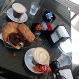 Glass Coffee E Pastry Comida
