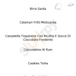 Paradise menu