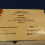Trattoria Veneri Carta