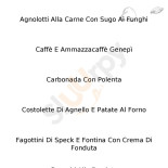 Pan Et Vin Carte