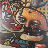 Bagis Pizza Burger inside