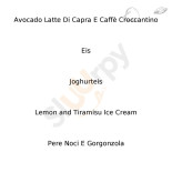 Gelato Mio menu