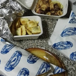 Olio Bollente Fish Chips Nourriture