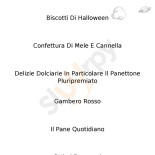 Fratelli Lunardi menu