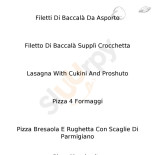 L'angolo Della Pizza Carte