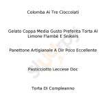 Dolci Note Nourriture