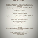Locanda Cantalupo menu