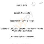La Cambra menu