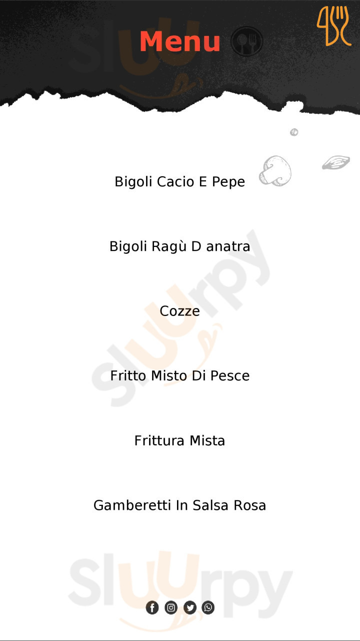 Ristorante Bar Pizzeria S. Eusebio Carta