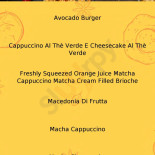 Macha Cafe Carte