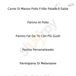 Officina Del Panino menu