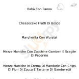 Pizzeria La Controra Carte