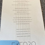 Exforo Speisekarte