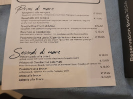 La Brace menu