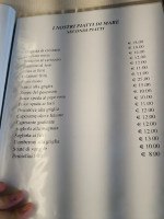 Le Fornaci menu