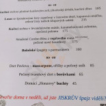 Zájezdní Hostinec U Jiskrů food