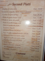 Trattoria Alpino menu