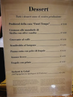 Pizzeria Fuori Tempo menu