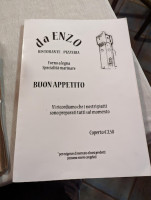 Da Enzo menu