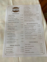 Il Belo menu