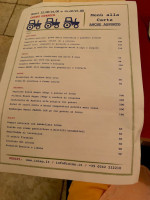 Trattoria Olmo menu