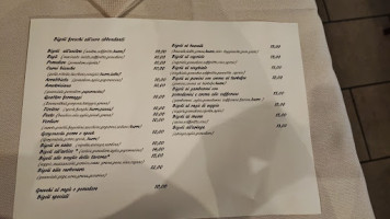 Taverna Del Borgo menu