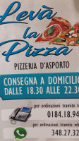 Levà La Pizza food