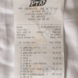 Restaurace Černej Pták menu