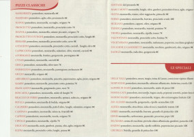 Delle Valli menu