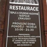 Restaurace Letní Lázně food