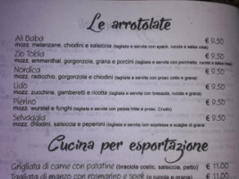 Pizzeria Vallio Di Fedato C menu