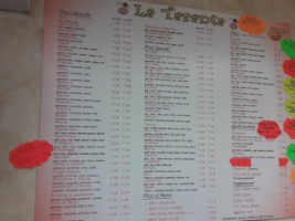 Pizzeria La Taranta menu