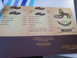 Il Porticato menu