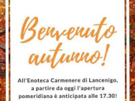 Enoteca Carmenere menu